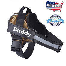 Load image into Gallery viewer, PupsCloset® Personalized Reflective NO PULL Dog Harness