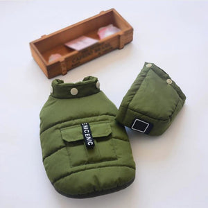 Pups! Winter Jacket (Removable Hood) - 2 colours available - Pups Closet