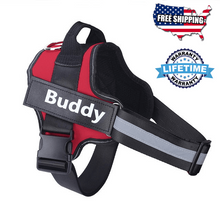 Load image into Gallery viewer, PupsCloset® Personalized Reflective NO PULL Dog Harness