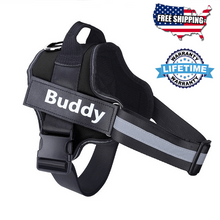 Load image into Gallery viewer, PupsCloset® Personalized Reflective NO PULL Dog Harness