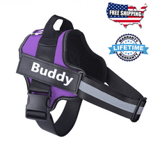 Load image into Gallery viewer, PupsCloset® Personalized Reflective NO PULL Dog Harness