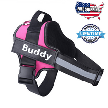 Load image into Gallery viewer, PupsCloset® Personalized Reflective NO PULL Dog Harness