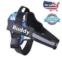 Load image into Gallery viewer, PupsCloset® Personalized Reflective NO PULL Dog Harness