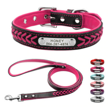 Load image into Gallery viewer, Pups! Arrow Leather Leash - 3 colours available