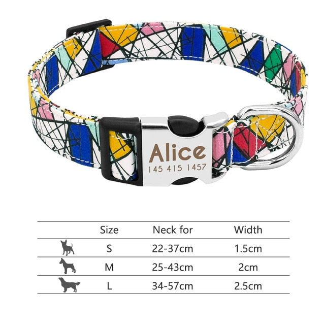 personalized dog collar with name