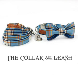 Pups! Plaid Collar & Leash Set-Pups Closet