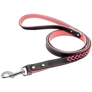 Pups! Arrow Leather Leash - 3 colours available