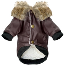 Load image into Gallery viewer, Pups! Faux Leather Jacket - 2 colours available - Pups Closet