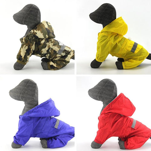 Pups! Lightweight hooded Raincoat - 4 colours available - Pups Closet