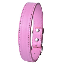 Load image into Gallery viewer, Pups! Leather Collar - 8 colours available-Pups Closet