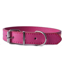 Load image into Gallery viewer, Pups! Leather Collar - 8 colours available-Pups Closet