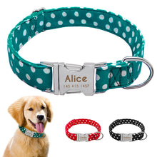 Load image into Gallery viewer, personalized dog collar with name