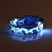 Load image into Gallery viewer, Pups! Camouflage LED Collar - 5 colours available-Pups Closet