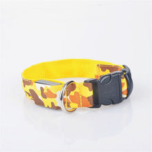 Load image into Gallery viewer, Pups! Camouflage LED Collar - 5 colours available-Pups Closet