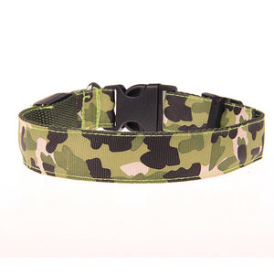 Pups! Camouflage LED Collar - 5 colours available-Pups Closet