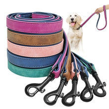 Load image into Gallery viewer, Pups! Leather Leash - 5 colours avaiable - Pups Closet