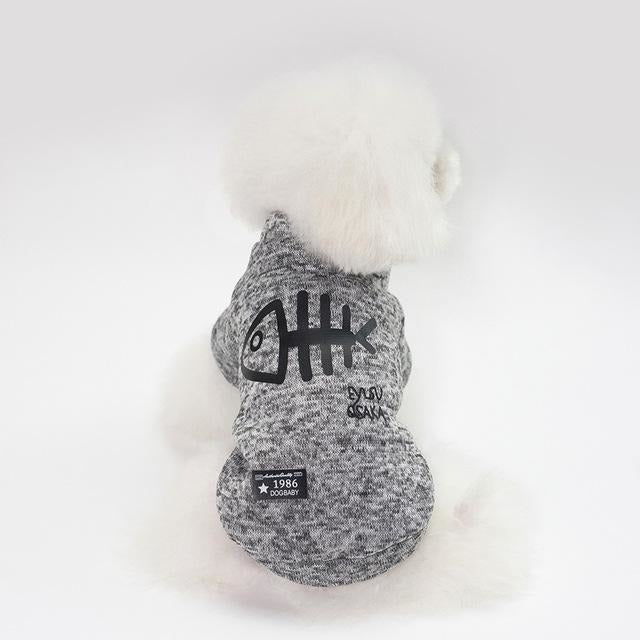 Pups! Fish Bone Sweater - 3 colours available - Pups Closet